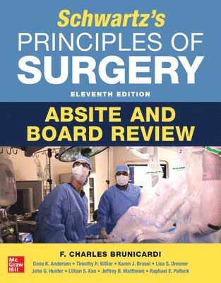 F. Brunicardi, Dana Andersen, Timothy Billiar, Karen J. Brasel, Lisa Dresner, John Hunter, Lillian Kao, Jeffrey Matthews, Raphael Pollock, F. Charles Brunicardi, Dana K. Andersen - Schwartz's Principles of Surgery ABSITE and Board Review, Häftad