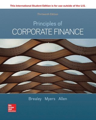 Richard Brealey, Stewart Myers, Franklin Allen - ISE Principles of Corporate Finance, Häftad