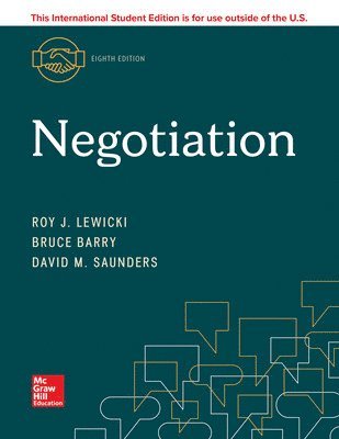 Roy Lewicki, David Saunders, Bruce Barry - ISE Negotiation, Häftad