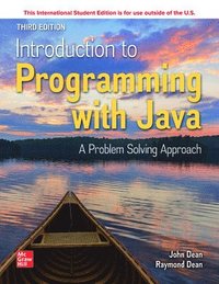 bokomslag ISE Introduction to Programming with Java: A Problem Solving Approach