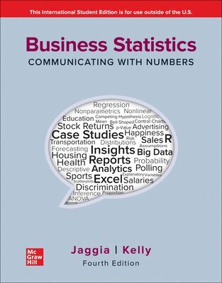 Sanjiv Jaggia, Alison Kelly - Business Statistics: Communicating with Numbers ISE, Häftad