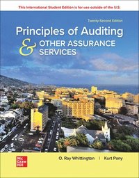 bokomslag Principles of Auditing & Other Assurance Services ISE