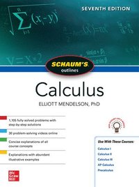 bokomslag Schaum's Outline of Calculus, Seventh Edition