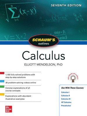 Schaum's Outline of Calculus, Seventh Edition 1