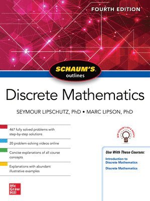 bokomslag Schaum's Outline of Discrete Mathematics, Fourth Edition