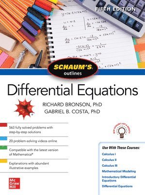 bokomslag Schaum's Outline of Differential Equations, Fifth Edition