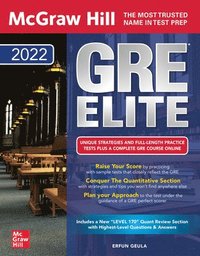 bokomslag McGraw Hill GRE Elite 2022