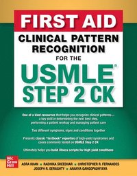 bokomslag First Aid Clinical Pattern Recognition for the USMLE Step 2 CK