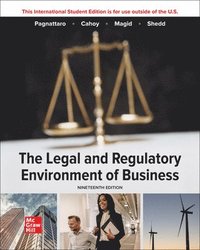 bokomslag The Legal and Regulatory Environment of Business ISE
