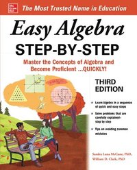 bokomslag Easy Algebra Step-by-Step, Third Edition