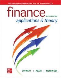 bokomslag Finance: Applications and Theory ISE