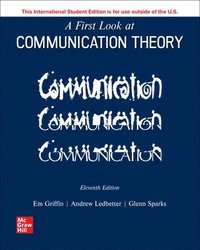 bokomslag A First Look at Communication Theory ISE