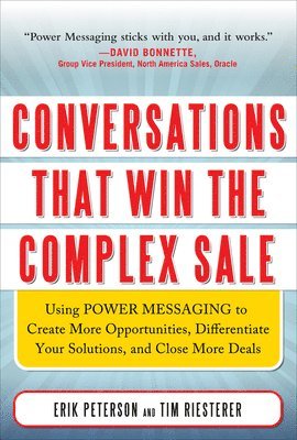 Erik Peterson - Conversations That Win the Complex Sale (PB), Häftad