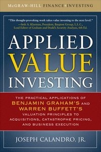 bokomslag Applied Value Investing (Pb)