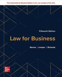 bokomslag Law for Business ISE