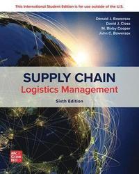 bokomslag Supply Chain Logistics Management ISE