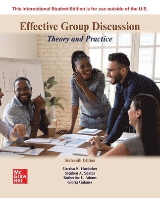 bokomslag Effective Group Discussion: Theory and Practice ISE