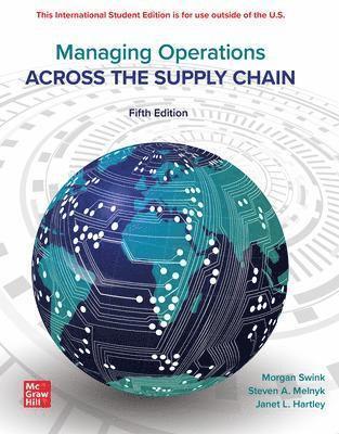 Managing Operations Across The Supply Chain ISE 1