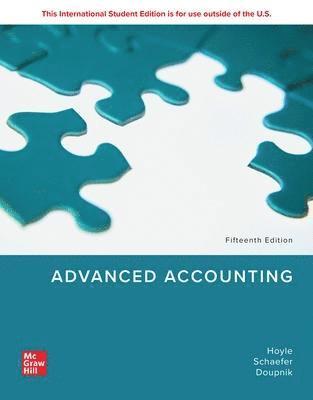 Advanced Accounting ISE 1