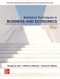 bokomslag Statistical Techniques in Business and Economics ISE