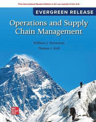 William J Stevenson - Operations and Supply Chain Management: 2024 Release ISE, Häftad