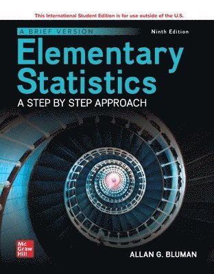 Allan Bluman - Elementary Statistics: A Brief Version ISE, Häftad