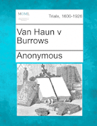 bokomslag Van Haun V Burrows