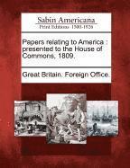 bokomslag Papers Relating to America