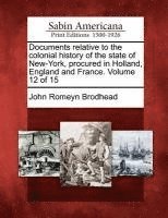 John Romeyn Brodhead - Documents relative to the colonial history of the state of New-York, procured in Holland, England and France. Volume 12 of 15, Häftad