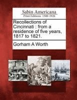 bokomslag Recollections of Cincinnati