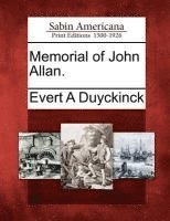 Evert a Duyckinck - Memorial of John Allan., Häftad