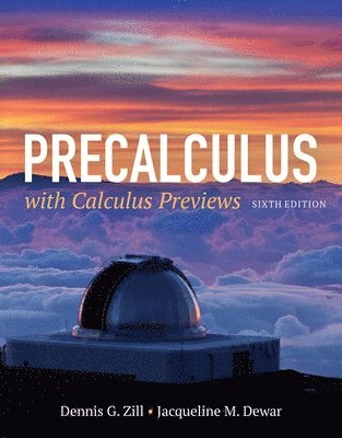 Precalculus with Calculus Previews