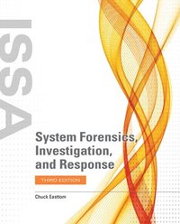 bokomslag System Forensics, Investigation, And Response