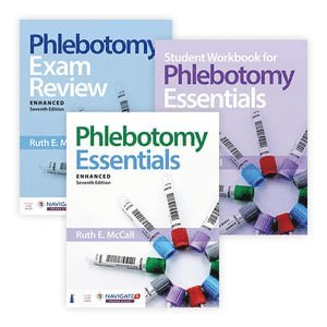 bokomslag Phlebotomy Essentials + Student Workbook + Exam Review