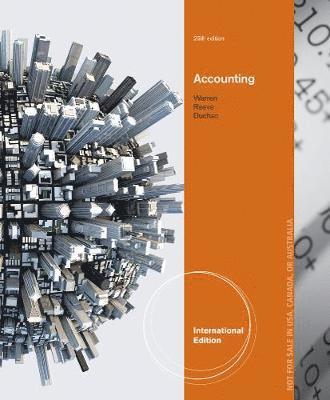 Carl Warren, James Reeve, Jonathan Duchac - Accounting, International Edition, Häftad