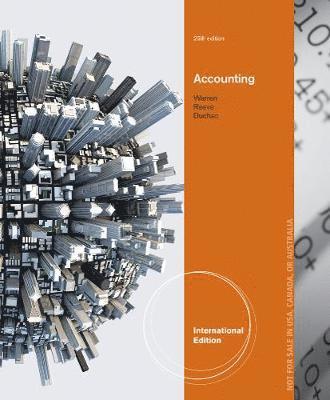 Accounting, International Edition 1