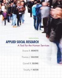 bokomslag Applied Social Research: A Tool for the Human Services