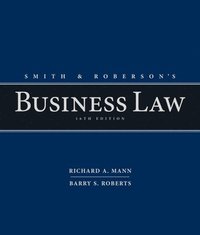 bokomslag Smith and Roberson's Business Law
