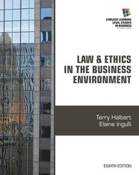 bokomslag Law and Ethics in the Business Environment