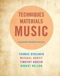 bokomslag Techniques and Materials of Music