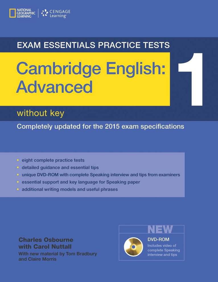 Exam Essentials Practice Tests: Cambridge English Advanced 1 with DVD-ROM 1