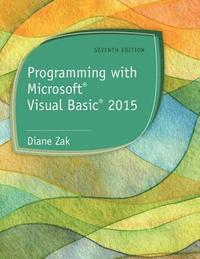 bokomslag Programming with MicrosoftVisual Basic 2015