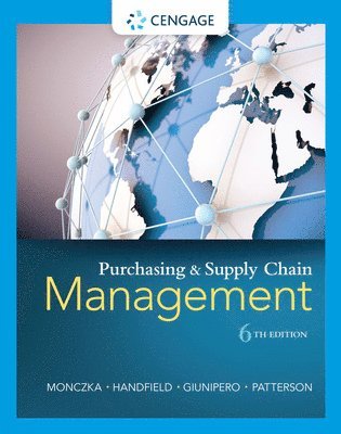 bokomslag Purchasing and Supply Chain Management