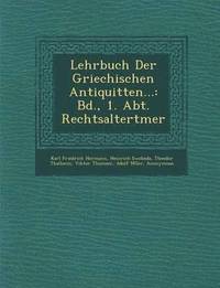 bokomslag Lehrbuch Der Griechischen Antiquit Ten...