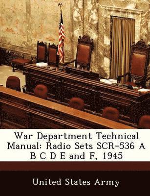 bokomslag War Department Technical Manual