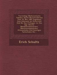 bokomslag Vierstellige Mathematische Tabellen