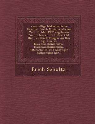 bokomslag Vierstellige Mathematische Tabellen