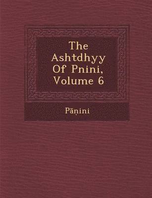 The Asht Dhy y of P Nini, Volume 6 1