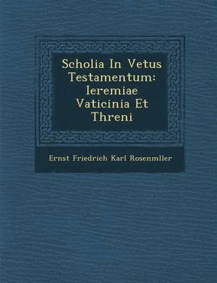 bokomslag Scholia in Vetus Testamentum