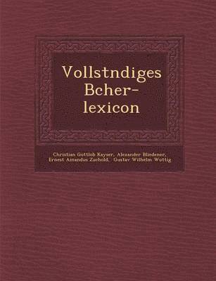 bokomslag Vollst Ndiges B Cher-Lexicon